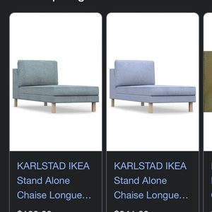 IKEA Karlstad Stand-Alone Chaise Cover